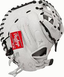 nced Catchers Mitt Fastpitch Softball Glove 34 inch LACMGW (Right Hand Th
